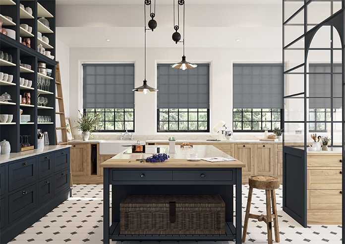 Roma (FR), Char Grey - Twist&Fit Roller Blind - Image 8